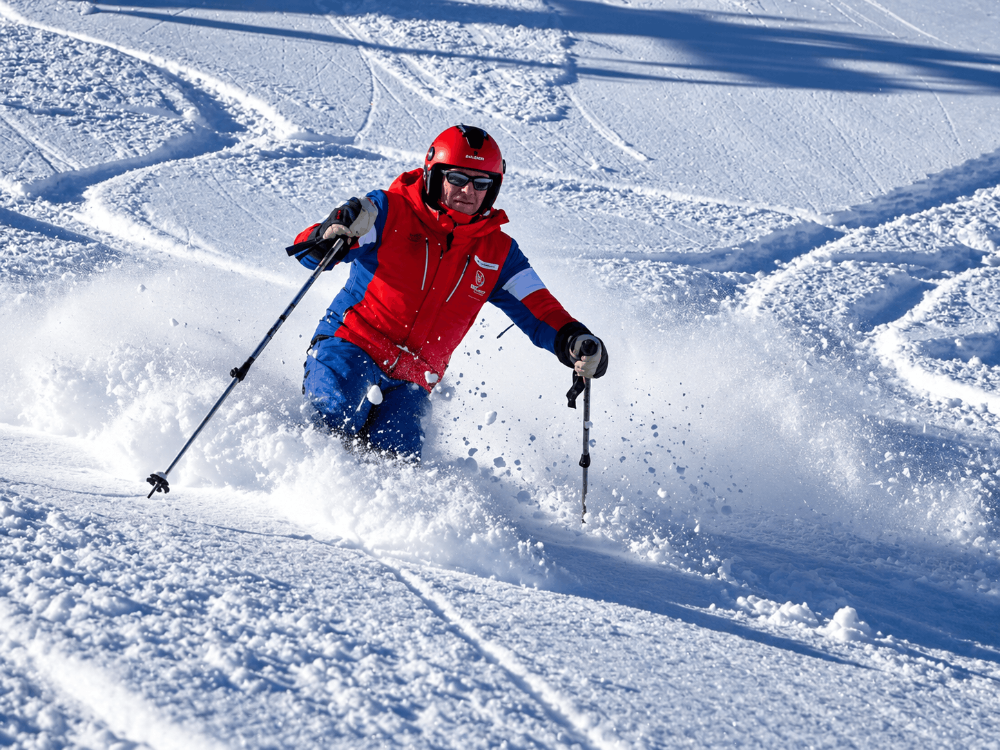 Frédéric Simond sur les pistes de Courchevel